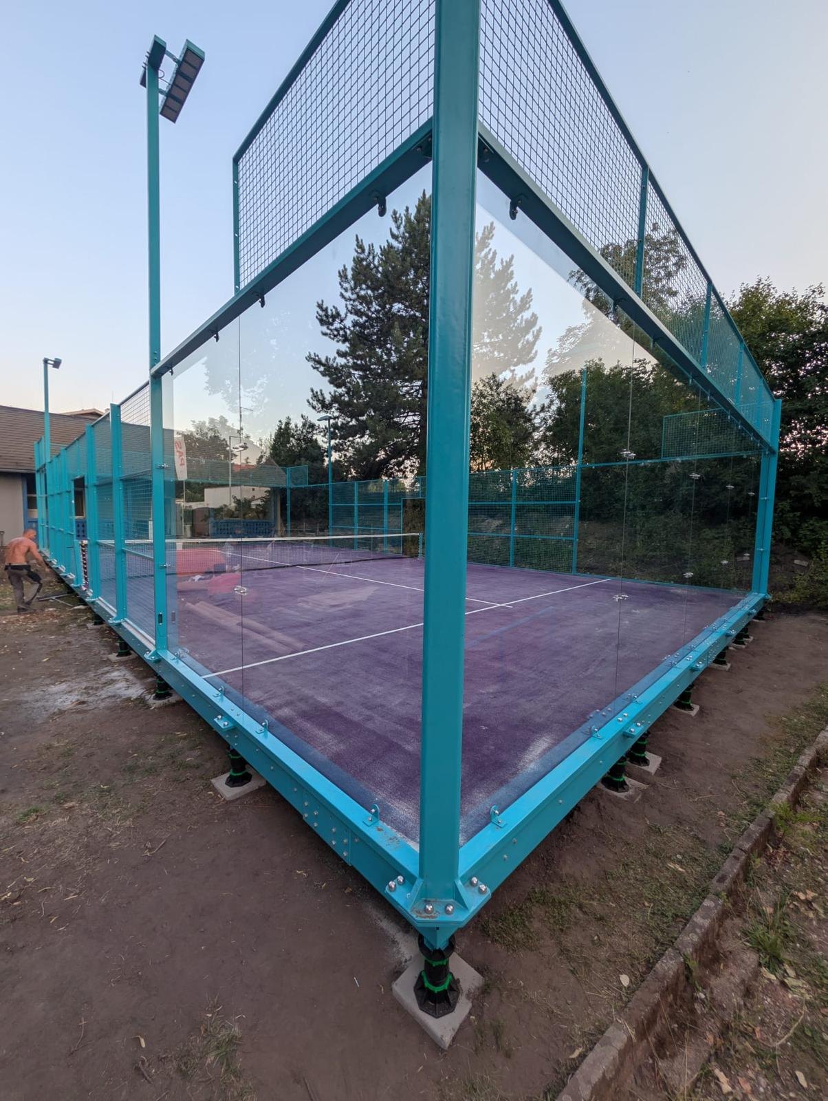 Go4Padel Core — kort panoramiczny na Platformie Mobilnej Smart, realizacja w Pradze